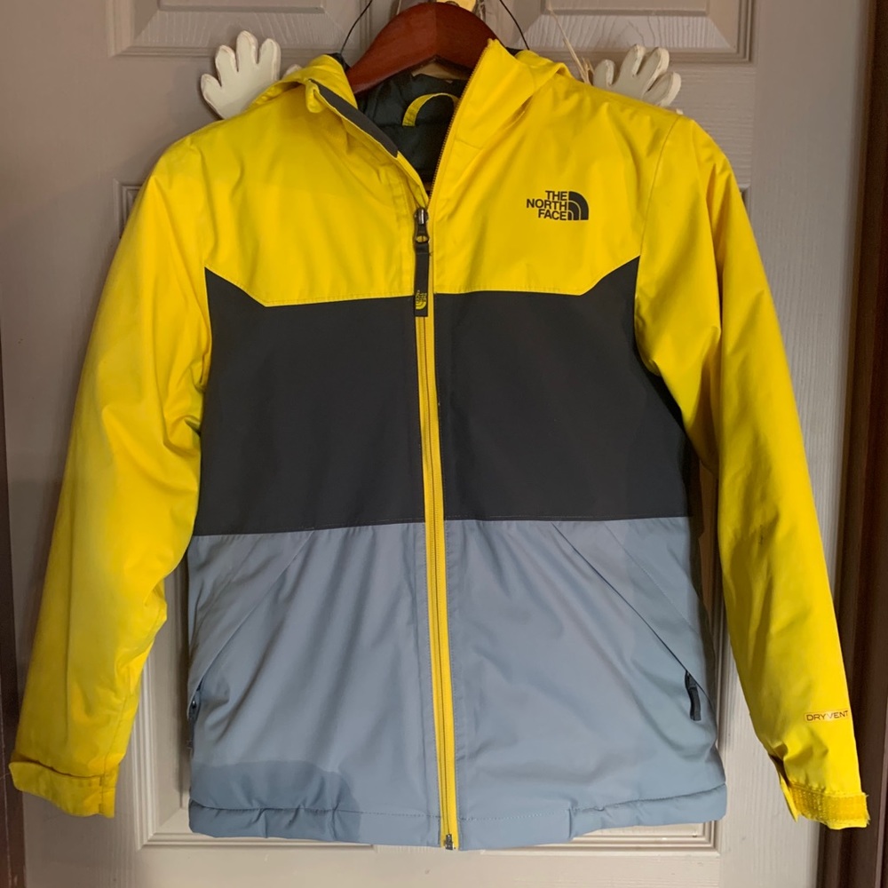 Boys North Face ski coat EUC size 10/12